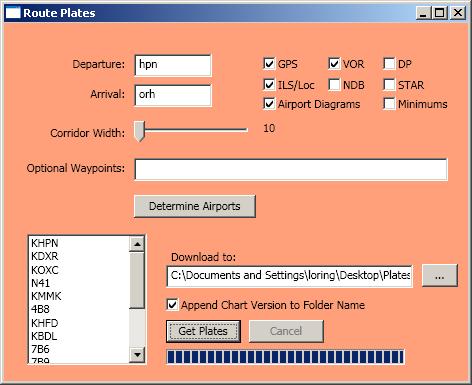 Route Plates Application